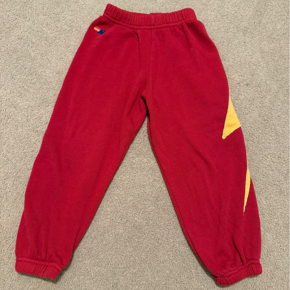 Aviator Nation Kids Red Sweatpants Size 2